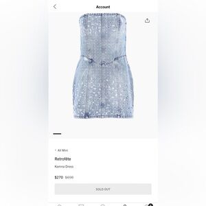 Retrofete Jean dress